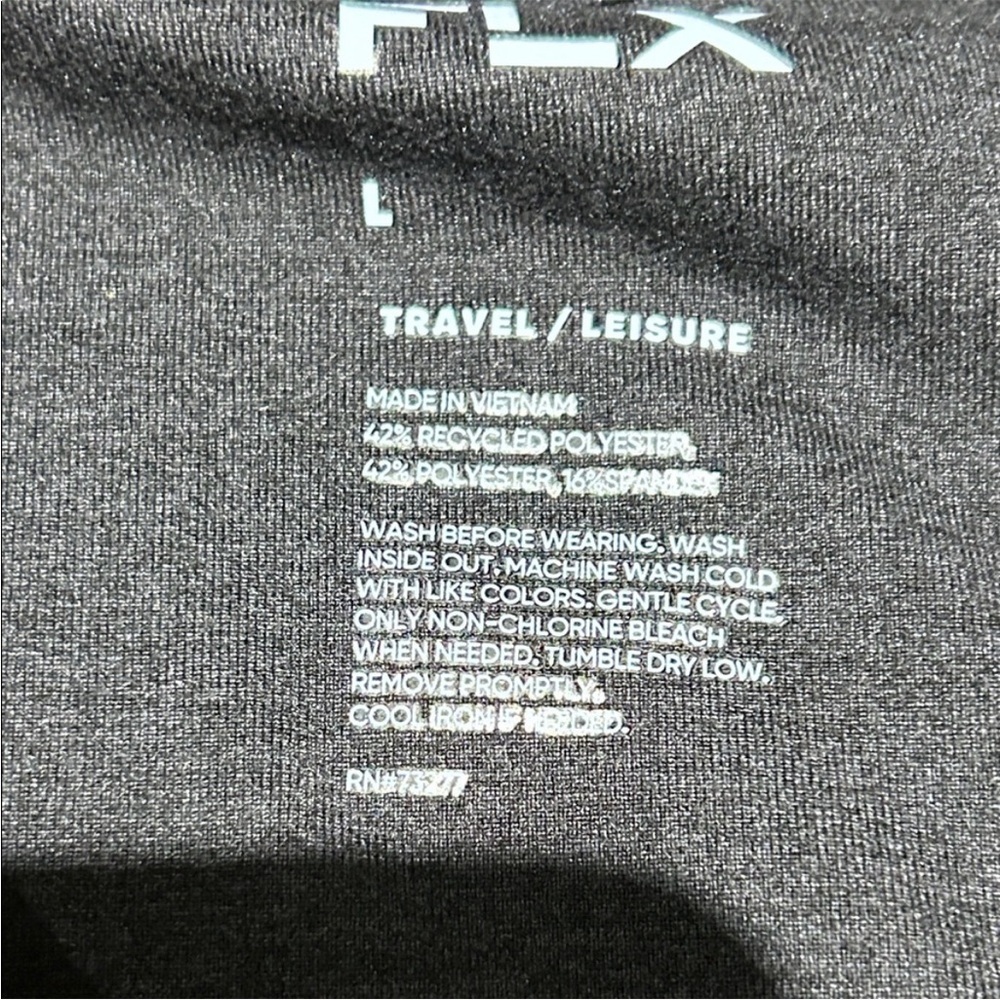 FLX Black Women's Crop Top - Picture 2 of 2